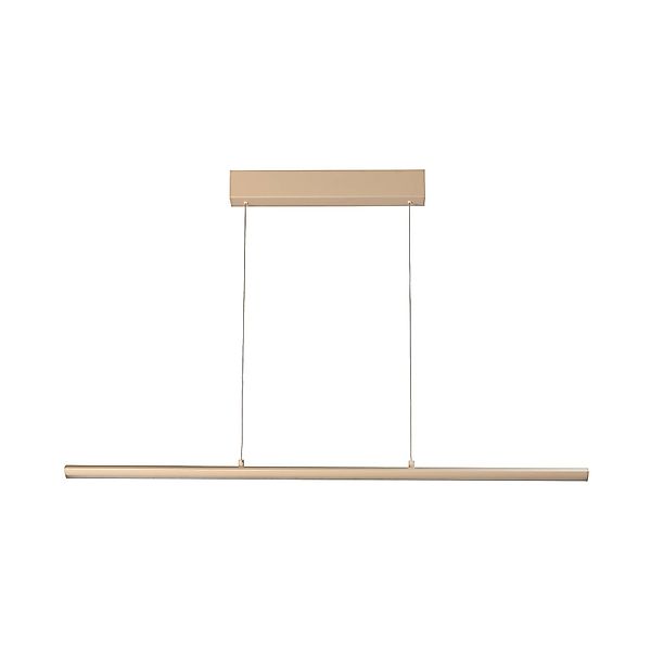LED-Hängelampe Borena, sandfarben, Länge 113 cm, Metall günstig online kaufen