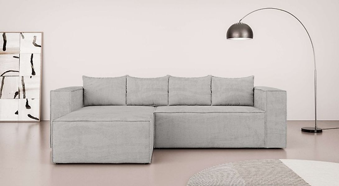 Home affaire Ecksofa »LINCOLNVILLE mit Bettfunktion und Bettkasten, Maße B/ günstig online kaufen