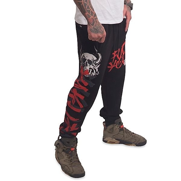 YAKUZA Jogginghose Horned FU mit verschließbaren günstig online kaufen