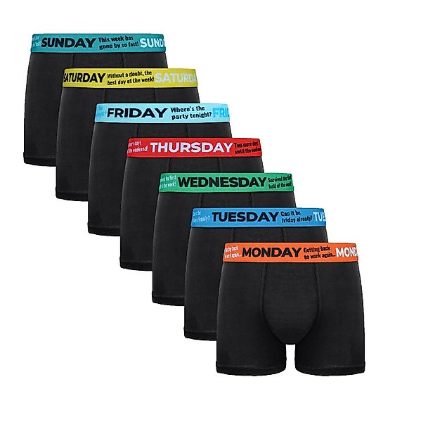 Holland Underwear Boxershorts GIANVAGLIA Deluxe 7-Pack Herren Baumwolle Box günstig online kaufen