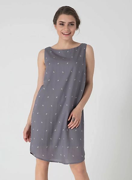 Allover Print Kleid Aus Tencel® günstig online kaufen