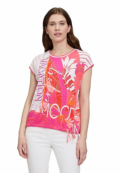 Betty Barclay Kurzarmshirt "Damen Printshirt mit Tunnelzug" 1 Stk. tlg. Gli günstig online kaufen