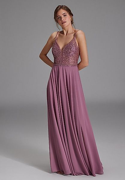 Hey Kyla Abendkleid - Abendkleid aus Materialmix Taillierter Schnitt mit au günstig online kaufen