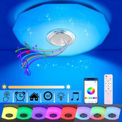 oyajia Deckenleuchte LED Deckenlampe mit Bluetooth günstig online kaufen