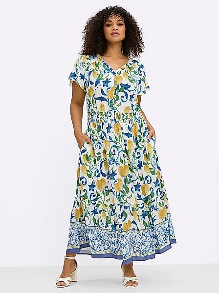 sheego by Joe Browns Etuikleid Kleid Kurzarm günstig online kaufen