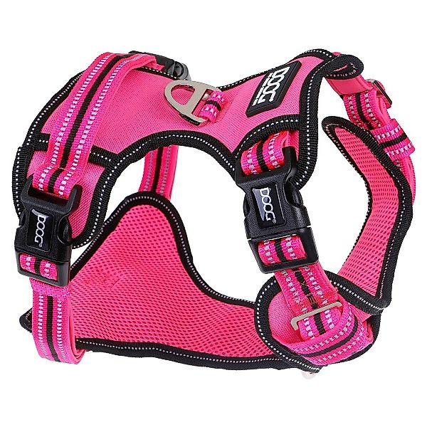 DOOG Hunde-Geschirr Neotech Geschirr Lady pink/grau günstig online kaufen