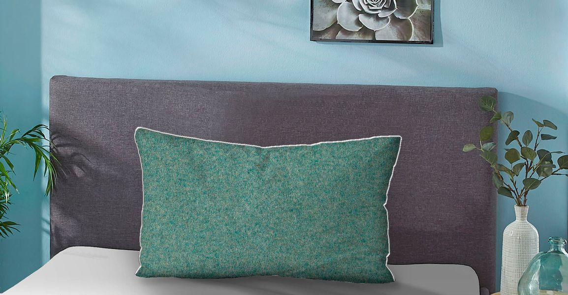 Biberna Kissenbezug "Hermal Flanell mit Reißverschluss, Melange-Optik, Wend günstig online kaufen