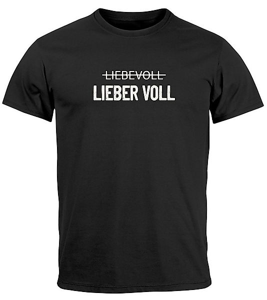 MoonWorks Print-Shirt Herren T-Shirt Liebevoll Lieber Voll Wortspiel Witz A günstig online kaufen