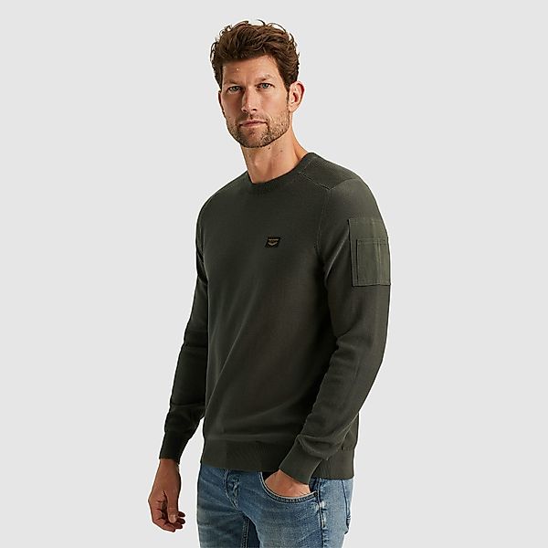 PME Legend Herren Rundhals Pullover R-NECK AMERICAN CLASSIC SINGLE JERSEY K günstig online kaufen