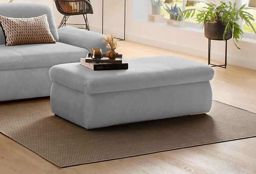 Home affaire Polsterhocker "Avesa" Mit großem Staufach, passend zur Serie " günstig online kaufen