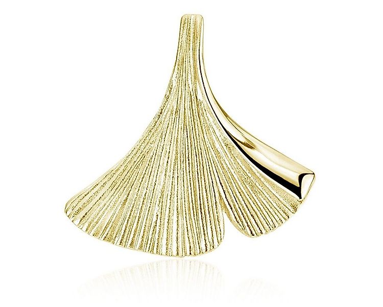 Materia Kettenanhänger Gingko / Gingkoblatt Gold KA-12-gold, aus 925 Sterli günstig online kaufen
