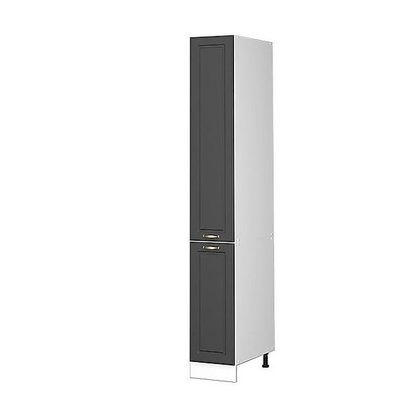 Vicco Badschrank Fame-Line Anthrazit-Gold/Weiß 30 x 207 cm günstig online kaufen