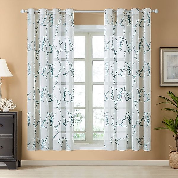 BYSURE Gardine, Ösen (2 St), halbtransparent, günstig online kaufen