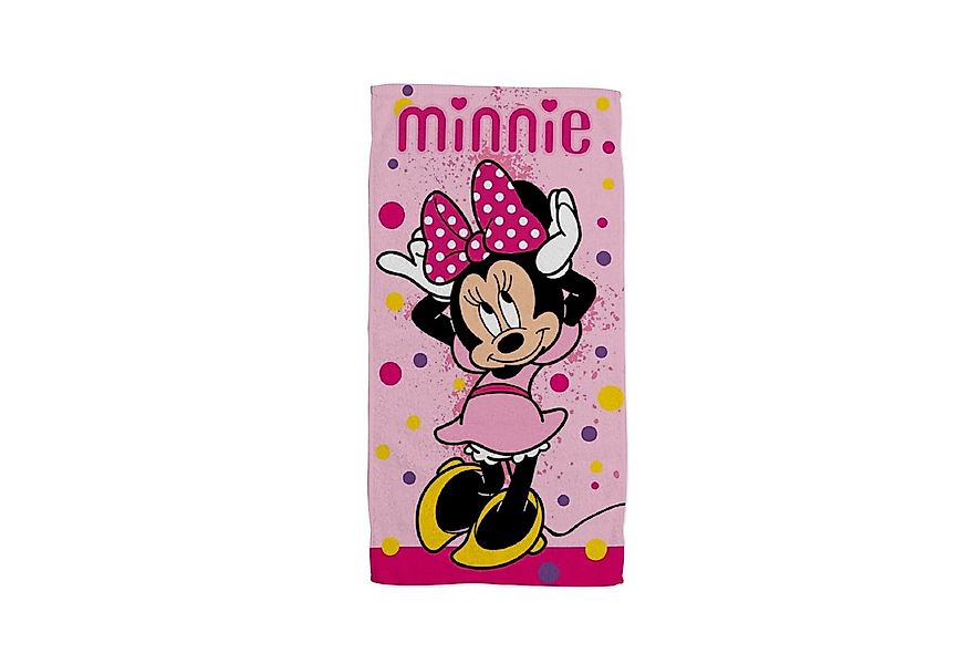 Disney Minnie Mouse Strandtuch Weiches Strandtuch – Saugstarkes Badehandtuc günstig online kaufen