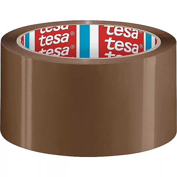 Tesa Pack Paketband Solid & Strong Braun 66 m x 5 cm günstig online kaufen