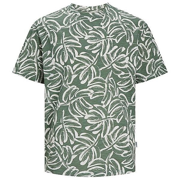 Jack & Jones Rundhalsshirt Große Größen T-Shirt JORLAFAYETTE floral salbei- günstig online kaufen