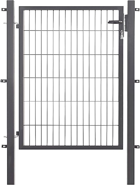 GARDEN N MORE Zauneinzeltür "Einzeltor Excellent", (Set), 123 cm hoch, anth günstig online kaufen