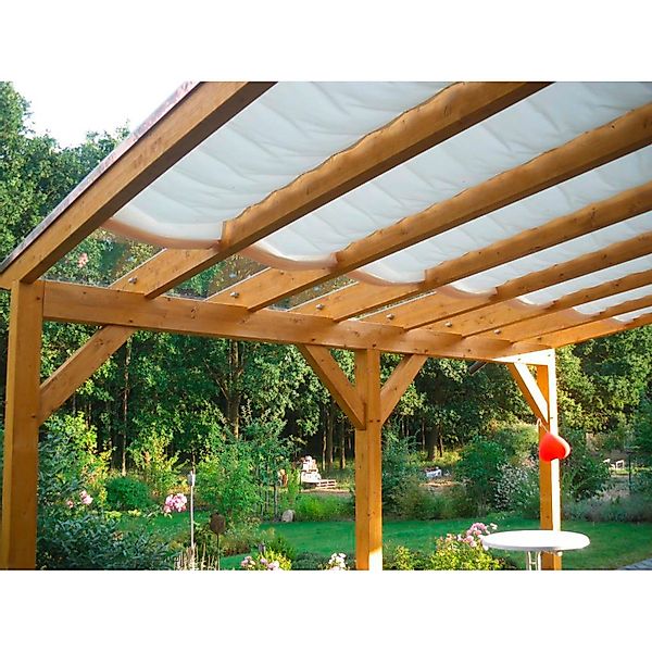 Floracord Sonnensegel Rechteckig wasserfest 330 cm x 88 cm Elfenbein günstig online kaufen
