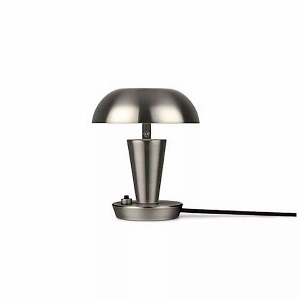 ferm LIVING Tischleuchte Tiny, nickel, 14 cm, Eisen, neigbar günstig online kaufen