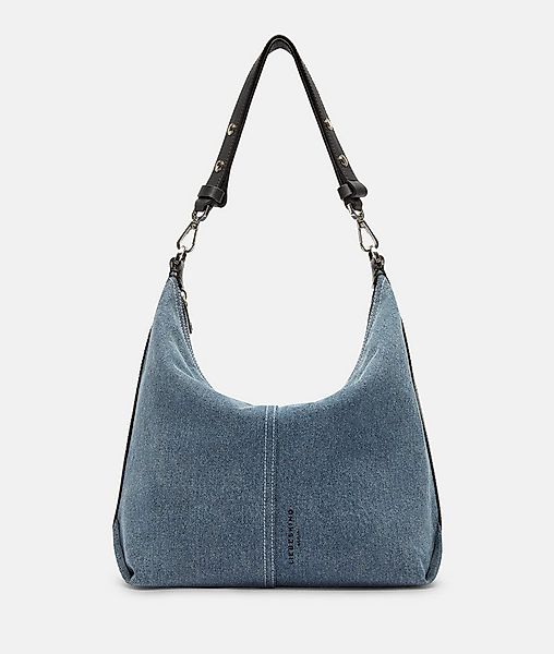 Liebeskind Berlin Schultertasche Hobo, Mittelgroße Hobo-Bag aus Denim günstig online kaufen
