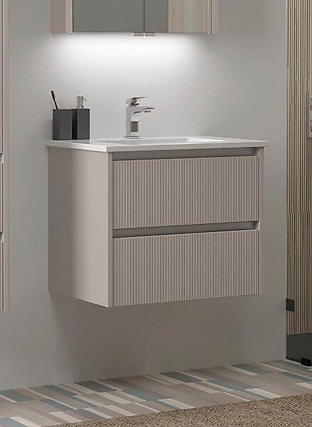 welltime Waschtisch »Urban«, mit Keramik Waschbecken, 2 Schubladen mit Soft günstig online kaufen