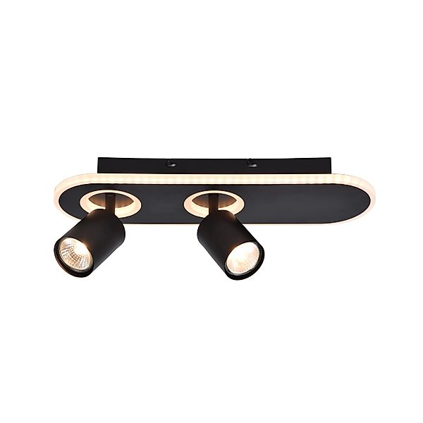 Brilliant Deckenstrahler »Kimon«, 2 flammig, LED Spotbalken 2flg schwarz günstig online kaufen