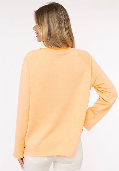 Zwillingsherz Hoodie "Moin Meer Strand" mit Used-Look Kanten und maritimer günstig online kaufen