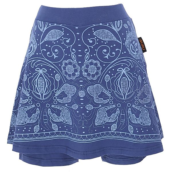 Guru-Shop Minirock Minirock, Skort aus Biobaumwolle, Minirock mit.. günstig online kaufen