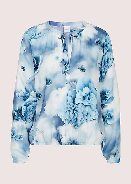 MADELEINE Langarmbluse "Blusenshirt Druckbluse mit floralem Aquarellprint" günstig online kaufen