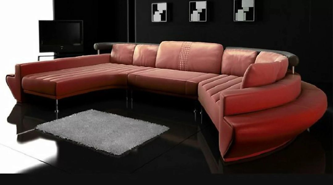 JVmoebel Ecksofa Runde Couch Sofa Polster Rundsofas Wohnlandschaft Ecksofa, günstig online kaufen