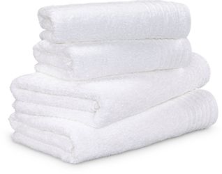 Möve Handtuch Set "New Classic" 4 Stk. Walkfrottier 2x Hand- und 2x Duschtü günstig online kaufen