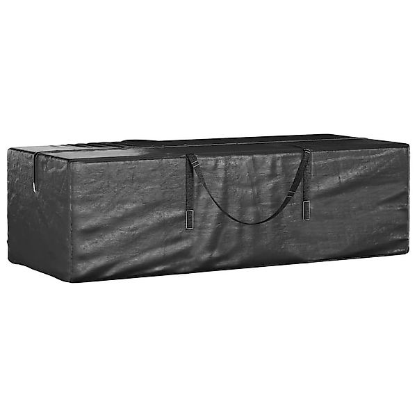 vidaXL Gartenmöbel-Schutzhülle Weihnachtsbaumtasche Schwarz 135x40x55 cm günstig online kaufen
