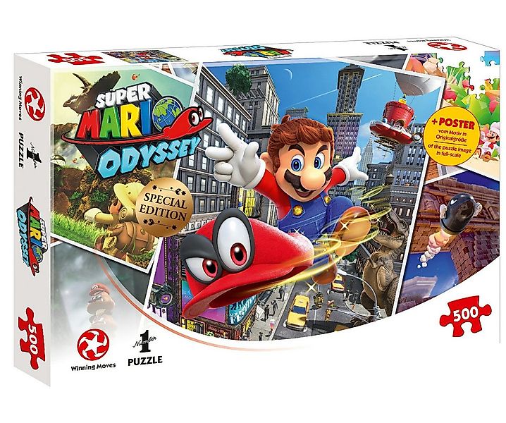 Winning Moves Puzzle Puzzle Super Mario Odyssey World Traveler, 500 Puzzlet günstig online kaufen