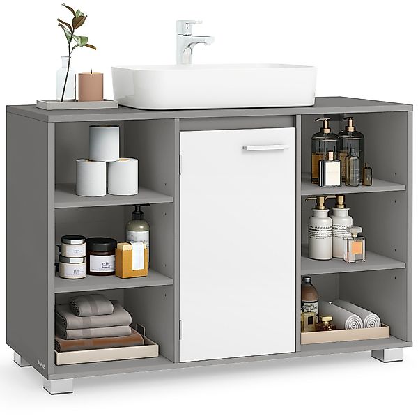 VASAGLE Waschbeckenunterschrank Unterschrank Badezimmerschrank Badschrank m günstig online kaufen