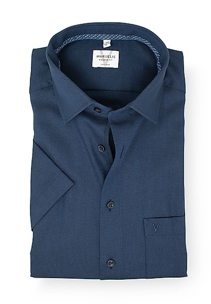 MARVELIS Kurzarmhemd Modern Fit normale, leicht günstig online kaufen