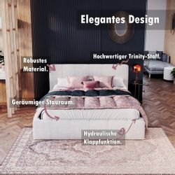 FDM Polsterbett Bettrahmen Bettgestell 90x200, 120x200, günstig online kaufen
