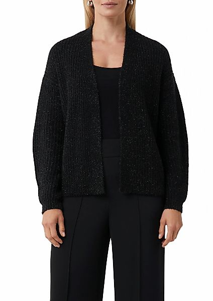 Comma Strickjacke mit Glitzerfäden, ohne Verschluss günstig online kaufen