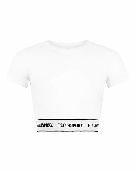 PLEIN SPORT T-Shirt "Fleece Cropped T-Shirt" günstig online kaufen