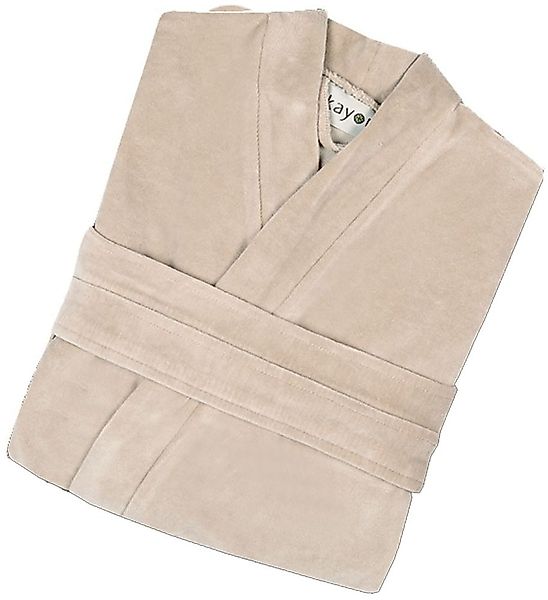 kayori Unisex-Bademantel "Mori" samtig weich günstig online kaufen