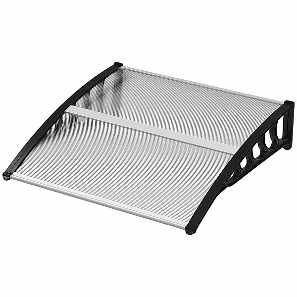 Outsunny Pultvordach Vordach Haustür 103 x 96,5 x 27 cm Überdachung mit UV günstig online kaufen
