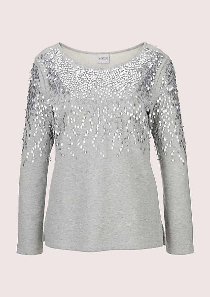 MADELEINE Langarmshirt "Sweatshirt Glitzeroberteil mit funkelnden Details" günstig online kaufen