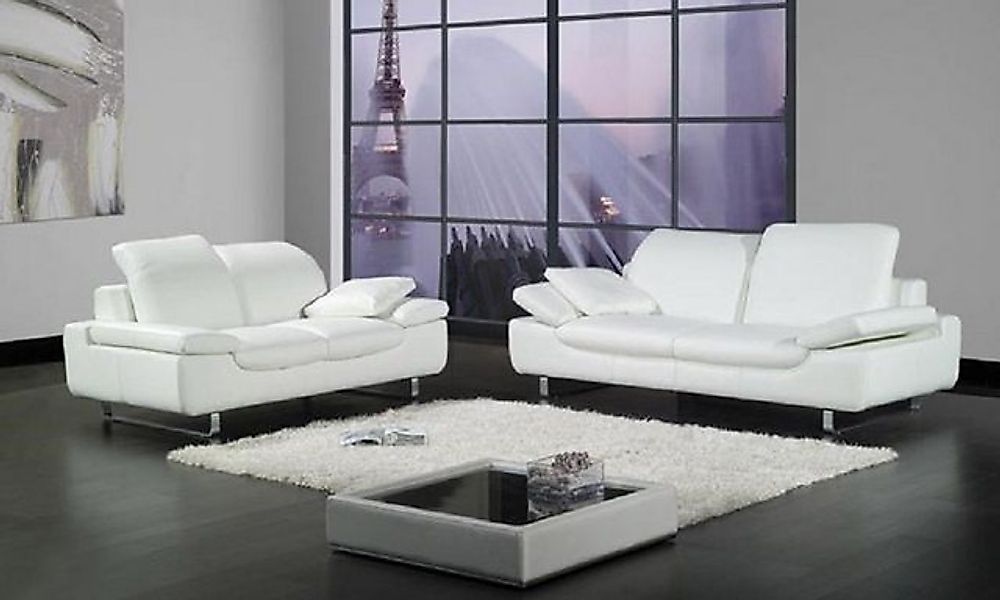 JVmoebel Sofa Couchen Sofagarnitur Ledersofa Set Sofas Polster, Made in Eur günstig online kaufen