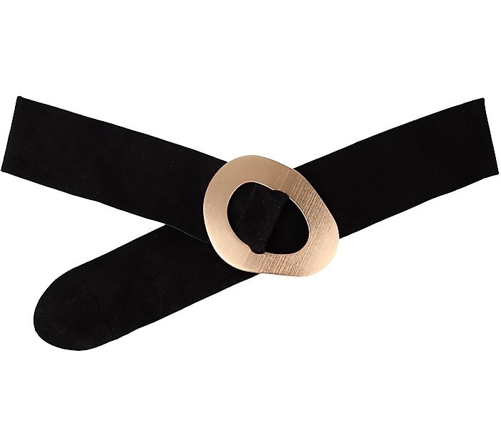 MIRROSI Taillengürtel aus Echtleder Große Schnalle mit breitem Bund (7cm Br günstig online kaufen