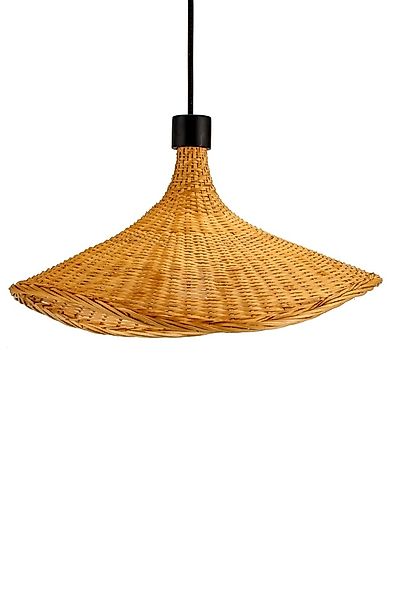 Pauleen Pendelleuchte »Boho Soul max20W Schwarz/Beige 230V Metall/Bambus«, günstig online kaufen