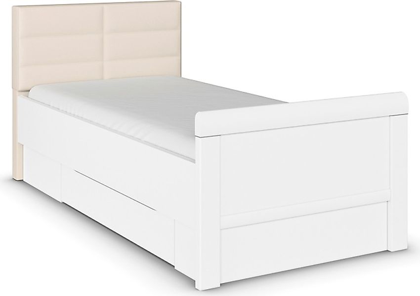 rauch Stauraumbett »Bett Einzelbett Stollenbett Bettkästen EVELYN«, in Komf günstig online kaufen