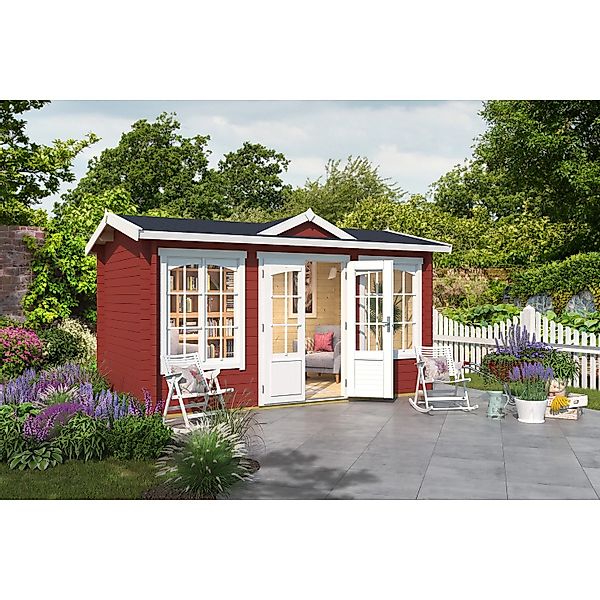 Lasita Maja Gartenhaus Kensington Schwedenrot 400 cm x 250 cm günstig online kaufen