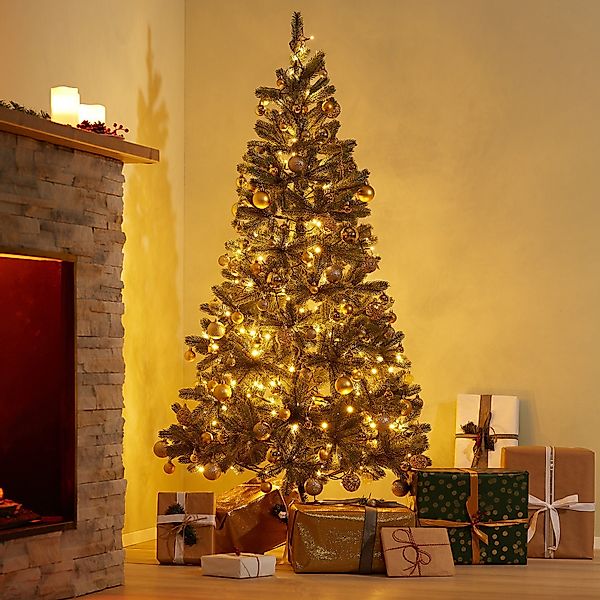 tectake Christbaumkerzen LED-Lichterkette, warmweiß günstig online kaufen