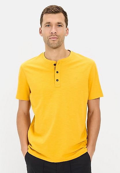 camel active Henleyshirt aus Organic Cotton Kurzarm Henley günstig online kaufen