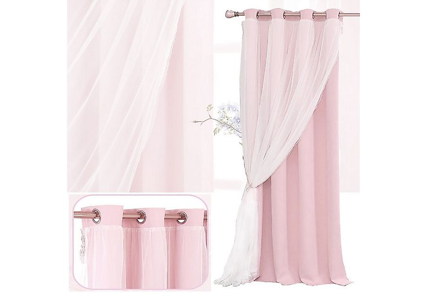 BTTO V&G Vorhang Kinderzimmer Gardinen 2 Paneele Verdunkelungsvorhang Doppe günstig online kaufen