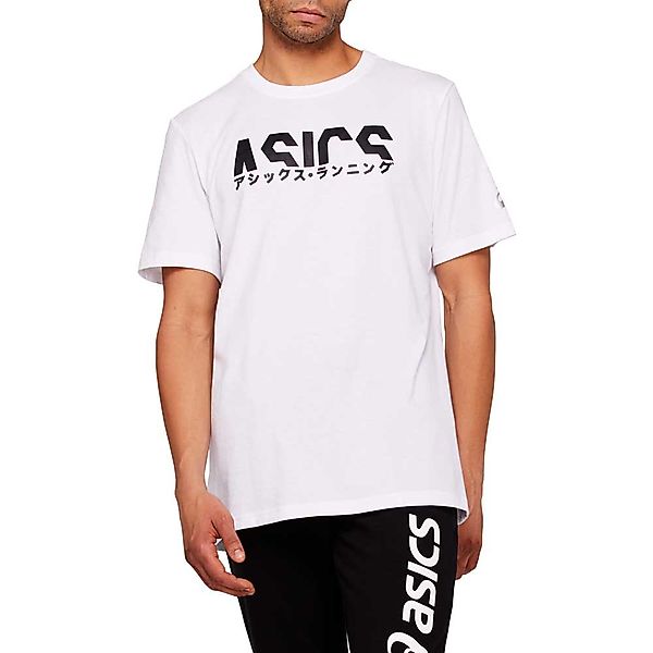 Asics Katakana Graphic Kurzärmeliges T-shirt S Brilliant White / Performanc günstig online kaufen